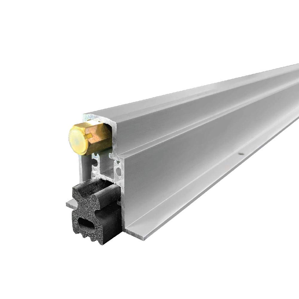 Heavy Duty/Concealed/Automatic Door Bottom with Sponge Neoprene Rubber Extrusion (7063CA), SMS #6 x 1/2'' Supplied, (15/16'' W x 1-9/16'' H x 36'' L)