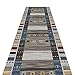 Produktbild Flur Teppich Teppich Flur Teppich Teppich im Ethnischen Stil, für Treppen Eingang Korridor Gang Haustür, rutschfeste, Schmutzige Teppichpolster (Size : 0.6×8M)