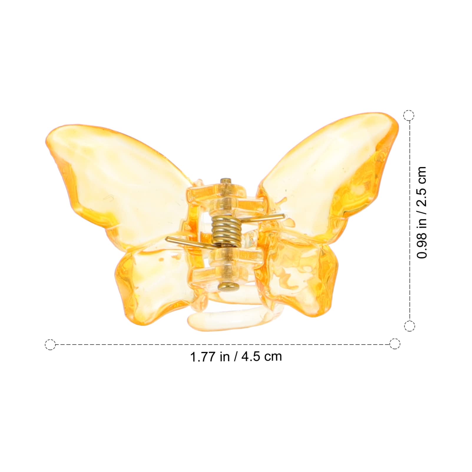 Lurrose 10Pcs Small Butterfly Hair Claw Clip Mini Butterfly Hair Clips Tiny Claw Clips Small Claw Clips Hair Accessories for Girls Women Kids - Image 2