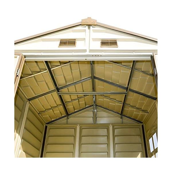Duramax StorePro Garden Shed with Plastic Floor & Fixed Window - Image 9