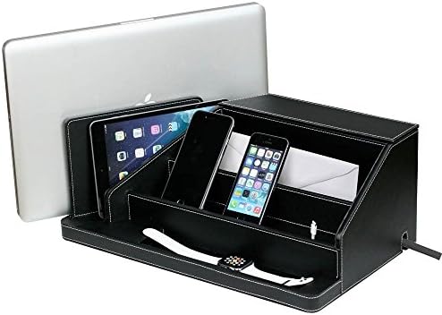 G.U.S. All-in-One Charging Station, Valet, and Desktop Organizer – Multiple Finishes Available. for Laptops, Tablets, Phone and Wearable Technology G.U.S. All-in-One Charging Station, Valet, and Desktop Organizer – Multiple Finishes Available. for Laptops, Tablets, Phone and Wearable Technology