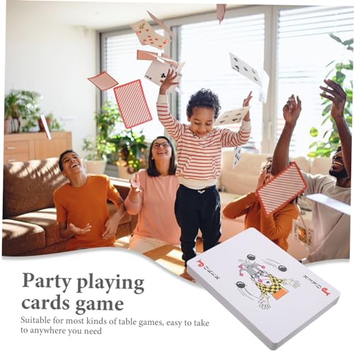 ifundom Große Pokerkarten XXL Satz Beschichtetes Papier Robust Und Transportabel Party Und Reisespiel Dekoration Und Zauberrequisit – Bild 7