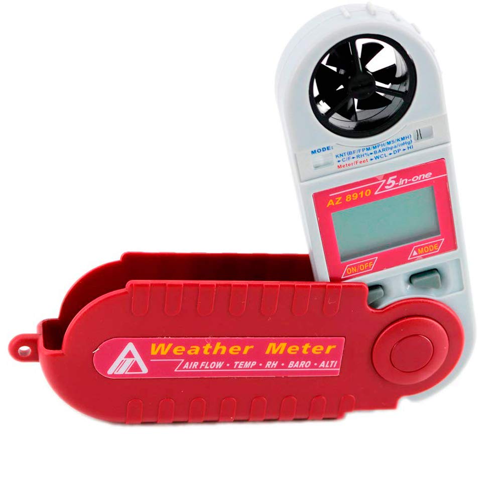 Tongbao AZ-8910 Handheld Digital Air Flow Meter Windspeed Meter Barometric Pressure AZ8910