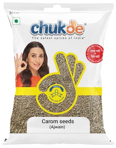 Image of Chukde - Ajwain 200 Gm - Jeera 200 Gm - Whole Spices - Combo Pack