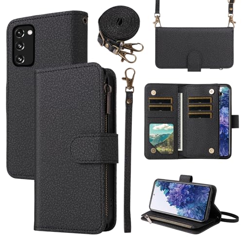 Housse Samsung S20 FE 5G avec fermeture éclair et dragonne idéale pour vos sorties et voyages
