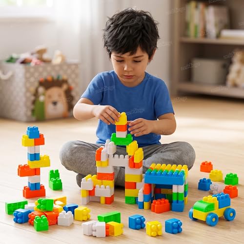 Image of Zest 4 Toyz 86pcs Building Blocks for Kids Construction Toy Puzzle Games for Boys & Girls Educational and Learning Toy for Children (Multicolor)