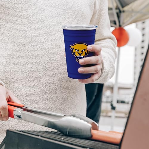 Image of Logo Brands NCAA 22 oz Stainless Steel Tailgate Cup -Double Wall Vacuum-Sealed Durable For Hot & Cold Drinks, Perfect for Gameday & Tailgating