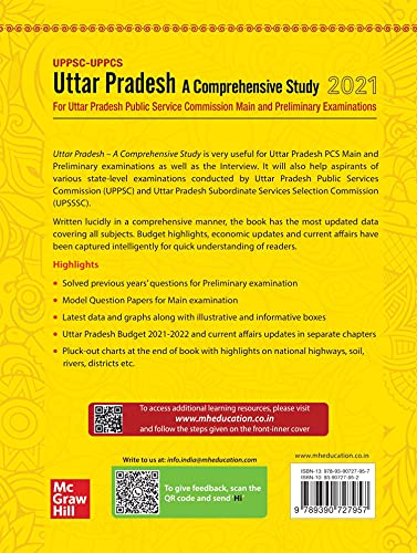 Image of Uttar Pradesh - A Comprehensive Study | UPPSC-UPPCS, RO /ARO | UPSSSC-PET, Lower PCS, VDO | UPPRPB