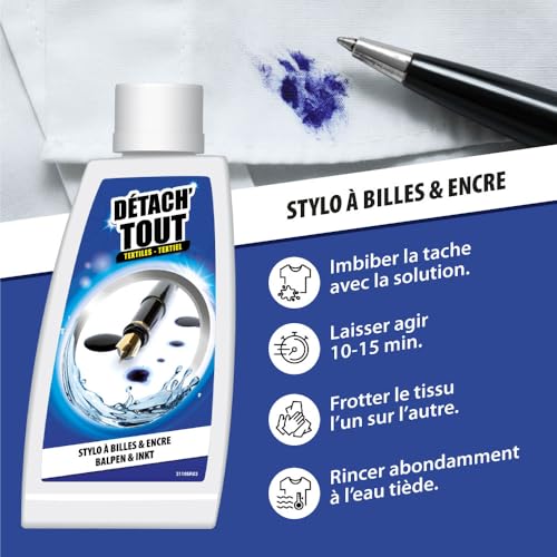 Quitamanchas bolígrafo y tinta, 100 ml