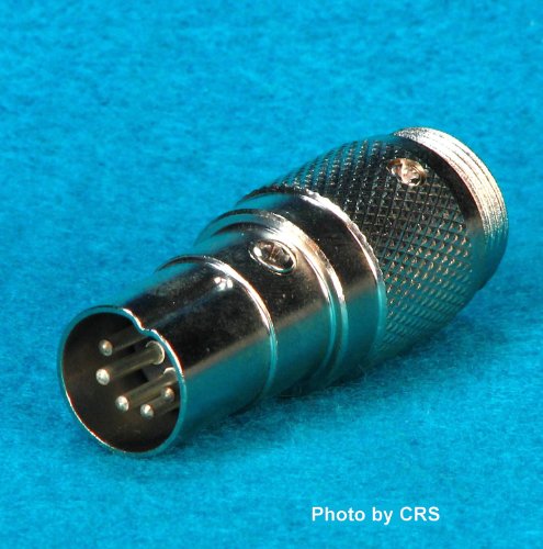 Workman C4P5DIN - Mic ADAPTER to Convert a 4 pin microphone to fit a 5 pin DIN Realistic CB Radio