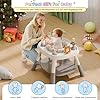 Baby Activity Center, Baby Jumpers and Bouncers with 5 Toys, Lights & Music, Adjustable Heights, 3-Stage Activity Center & Play Table, 360° Rotary Interactive Play Center for Baby Ages 6m+ (White) #5