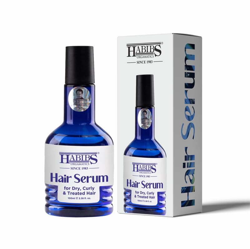 HABIBS COSMETICS Hair Serum Dry Curly & Treated Hairs For Silky & Smooth Hair Tames Frizzy Hair Tangle Free & Frizz-Free Hair For All Types Of Hair 100 Ml Pack Of 1-image-23