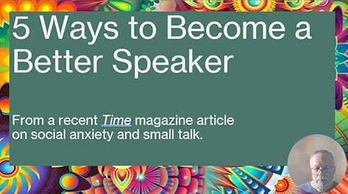 Page de couverture de 5 Ways to Become a Better Speaker