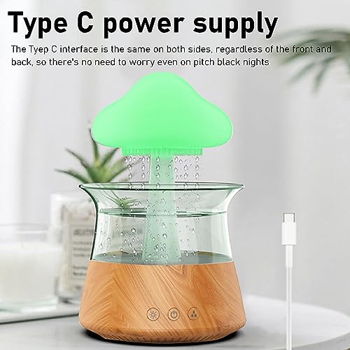 Humidificateur goutte d'eau contre l'air sec avec diffuseur de champignons