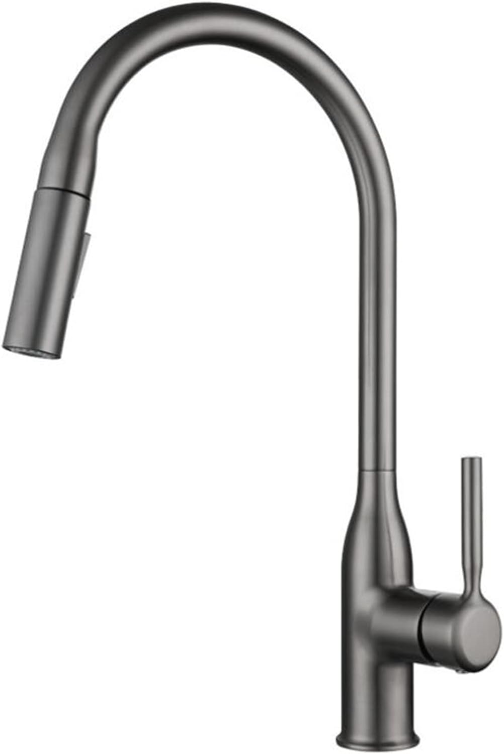 Pull Out Kitchen Faucet Rotatable Hot and Cold Telescopic Brass Sink Faucet