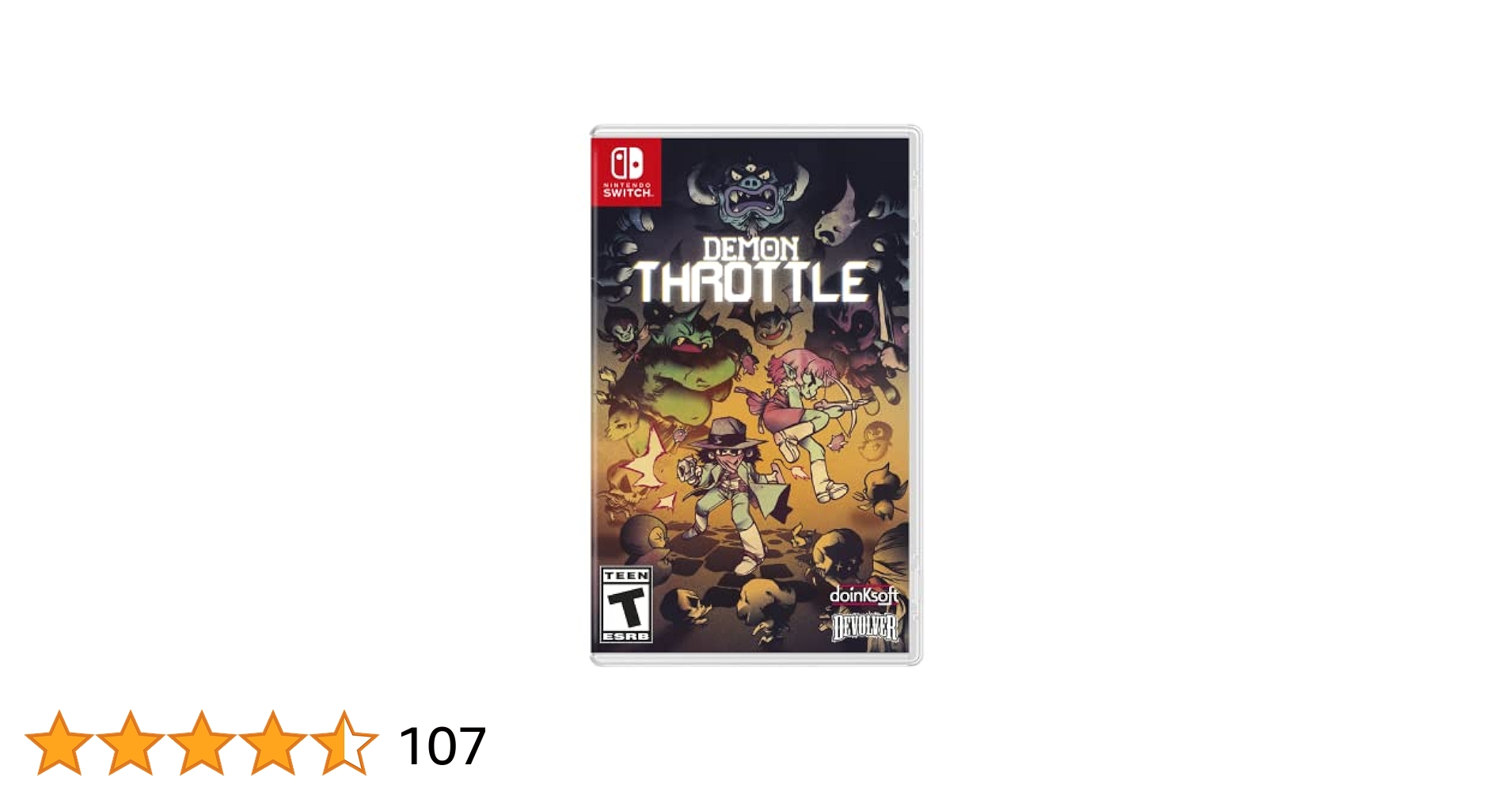 【switch】DEMON THROTTLE パッケージ版 Demon Throttle - Nintendo Switch : Amazon.ca: Video Games