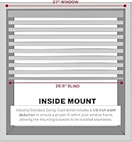 Vista 7 de LOTUS & WINDOWARE - Persiana pequeña de vinilo sin cuerda 1 pulgada