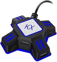 Vista 1 de Convertidor de voltaje-Adaptador de enchufe de viaje, para interruptorPS4PS3 Cargadores KX USB controlador de juego convertidor teclado ratón