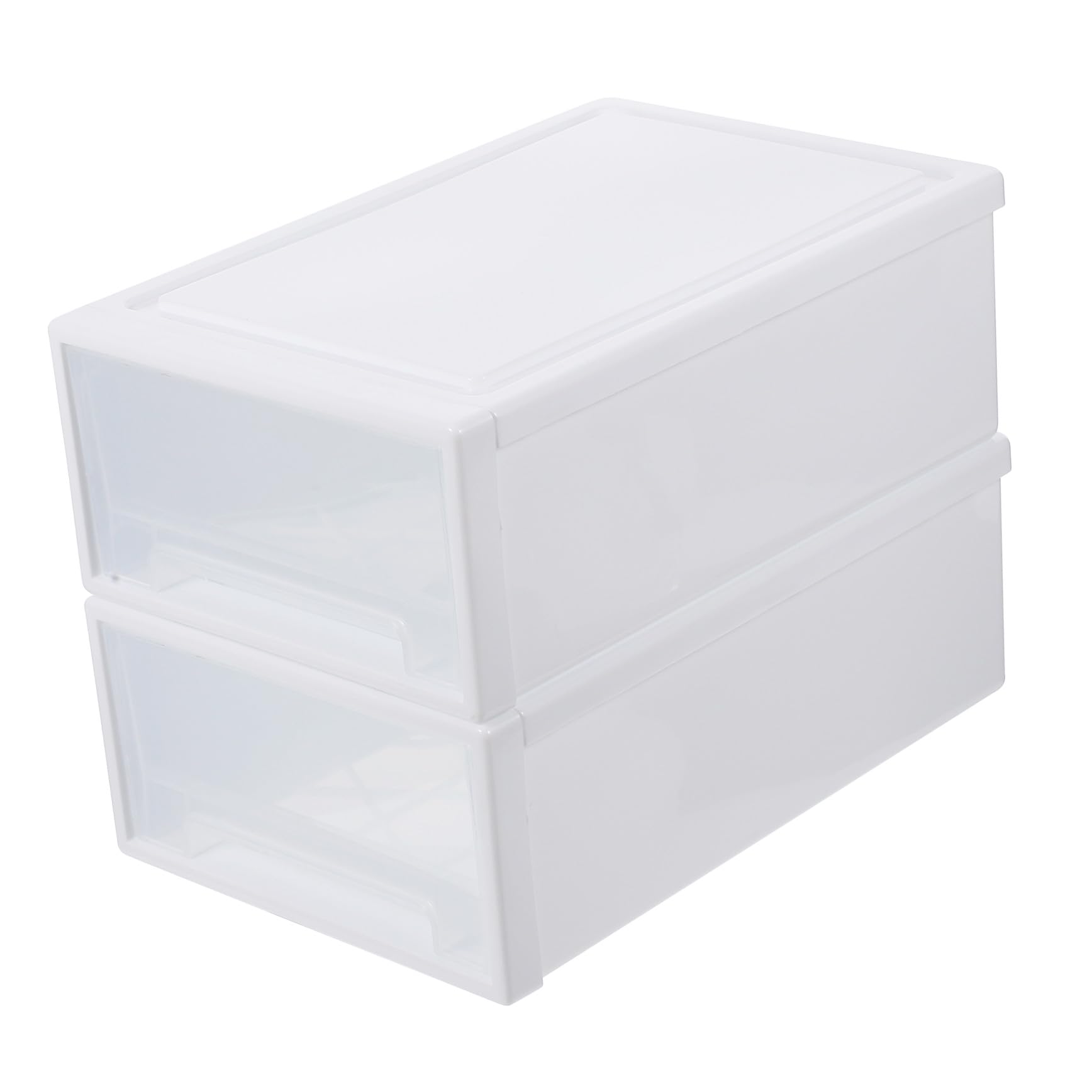Contenitore Cassetto Armadio Plastica Trasparente 5#l 2 Pezzi