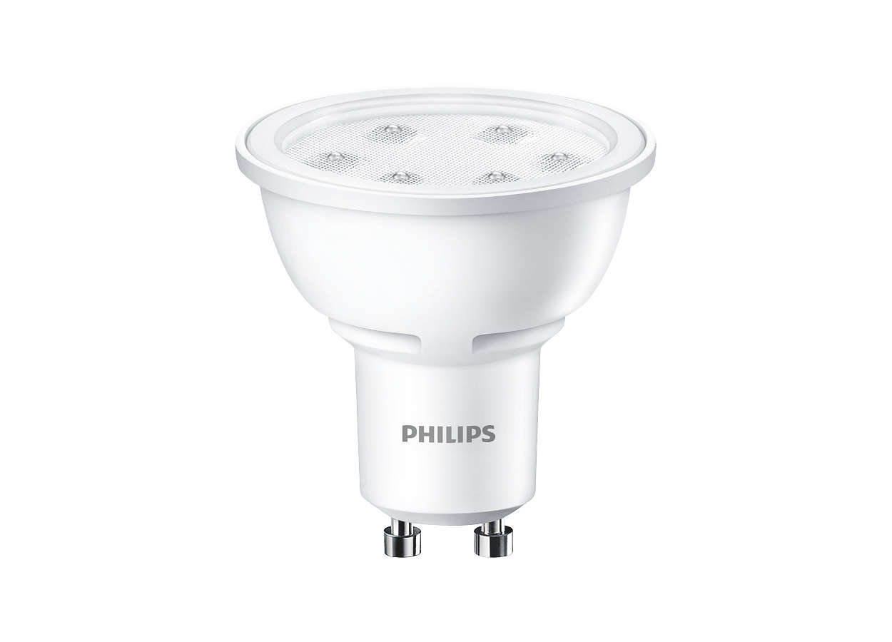 Philips White Led Corepro Gu10 3.5W 2700K 36D Size 3