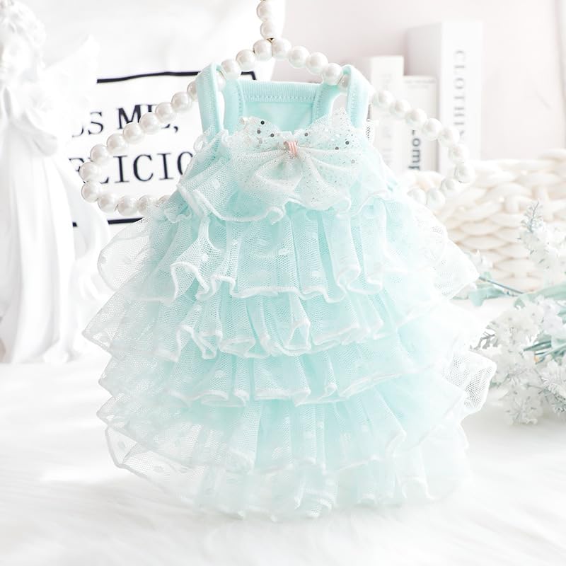 Vestido de boda para perros pequeños XL azul miniatura 2
