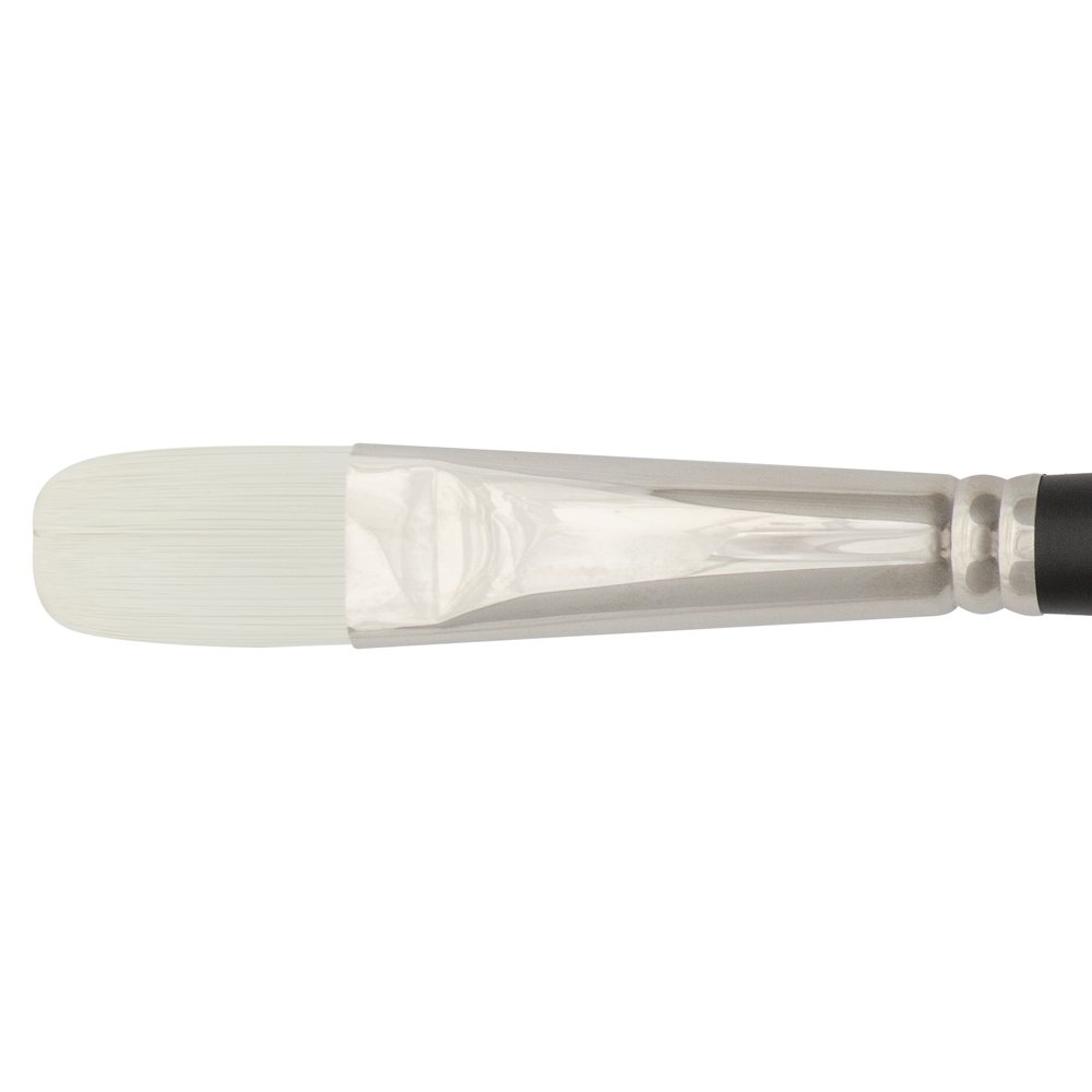 Jackson's : Akoya : White Synthetic Bristle Hair Brush : Filbert : No.12