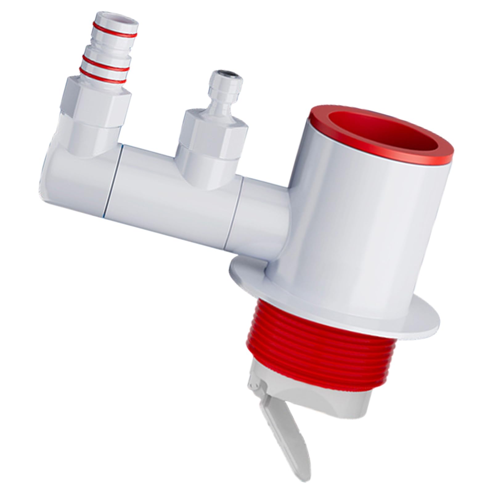 Kalttoy Three Way Not Plug ABS Drain Pipe Connector Multifunctional Drain Pipe Filter for Kitchen & Bathroom Drainages Not Defection