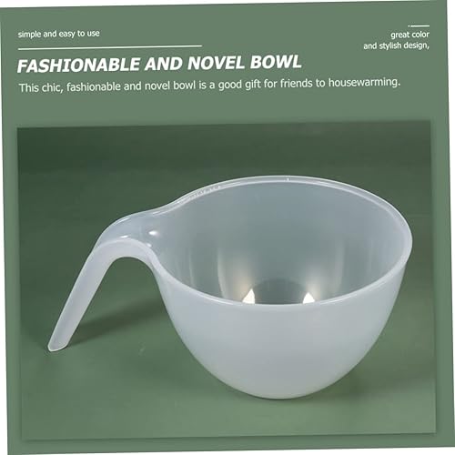 Miniatura 5 de Kichvoe Cuencos para pasta, 3 unidades, cuencos para mezclar con asa, cuencos de plástico para mezclar, cuencos de preparación para cocina,