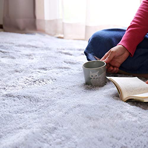 快適ホームズ シャギーラグ ペコラ M 190×190cm シルバーグレー PECORA-M SG