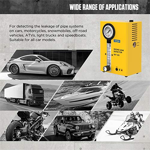 Autool Evap Vacuum Automotive Smoke Machine Leak Detector Diagnostic Tester #TOP4