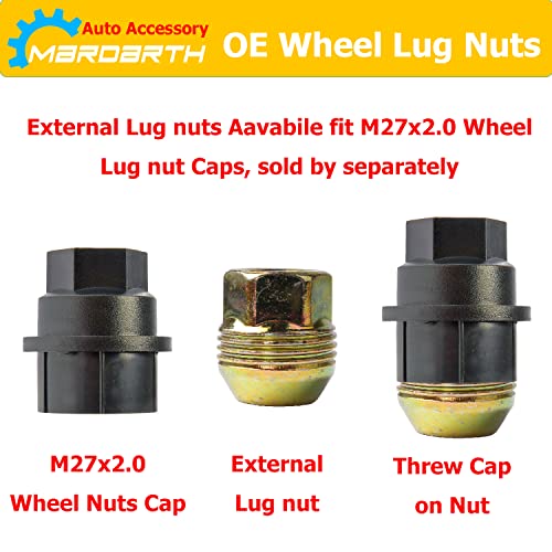 Image of 32PCS 14mmx1.5 OEM Factory Wheel Lug Nut for Sliverado Sierra 2500HD 3500HD