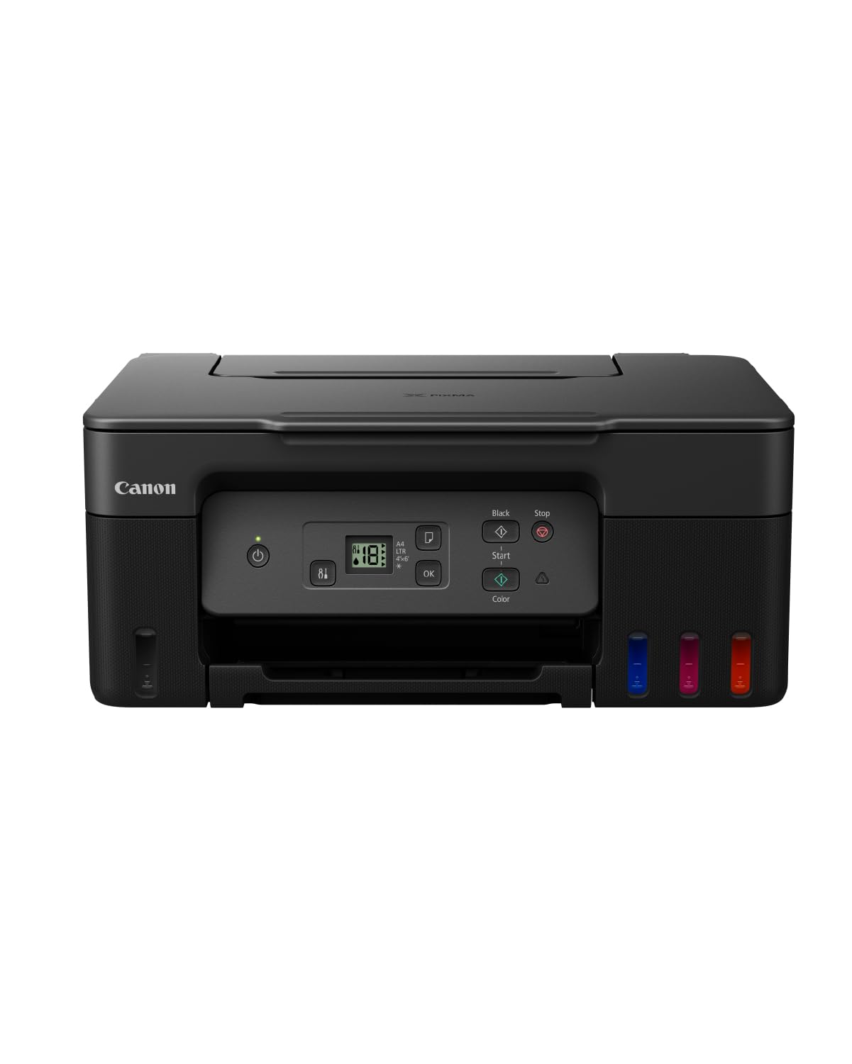 Canon Serie PIXMA G2570 - Stampante Multifunzione, Fotocopiatrice e Scanner MegaTank per la Casa con Schermo LED | Connettività USB | Stampante per Uso Domestico