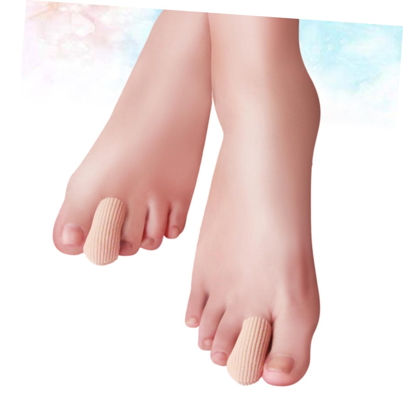 Toe Spacers for Men Women Toe Separator Sleeve Tube Gel Spacers Bunion Pads for Shoes Straightener Protector