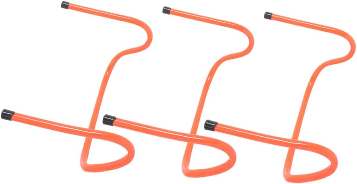 WOONEKY 3pcs Plastic Training Hurdles 15cm Agility Speed Hurdles for Soccer Football Youth Athletic Coordination Drills