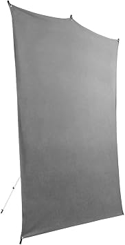 Savage Travel Backdrop Kit - Gray Backdrop 5 ft x 7 ft with Stand
