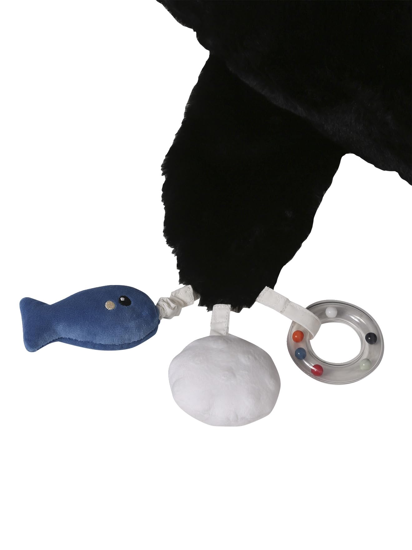 Vertbaudet Großer Baby Activity-Pinguin weiß