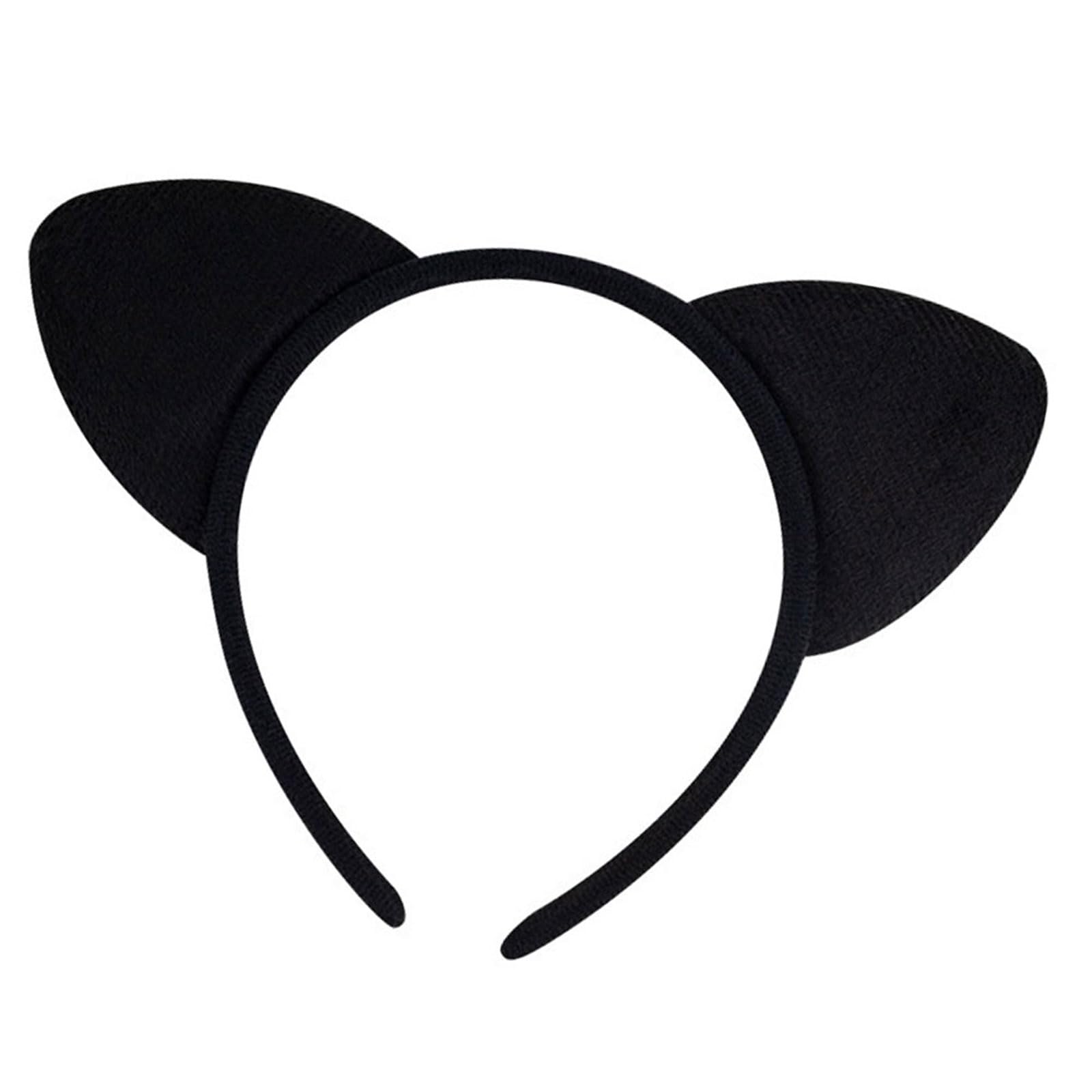 Fentency Cats Ear Hairband For Cosplay Party Costume Daily Wear Hairhoop Comfortable Face Washing Hairband for Women