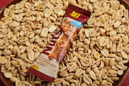 Banana Brasil Barra De Castanhas E Pasta De Amendoim Com Cobertura De Chocolate Com 12 Unidades De 2