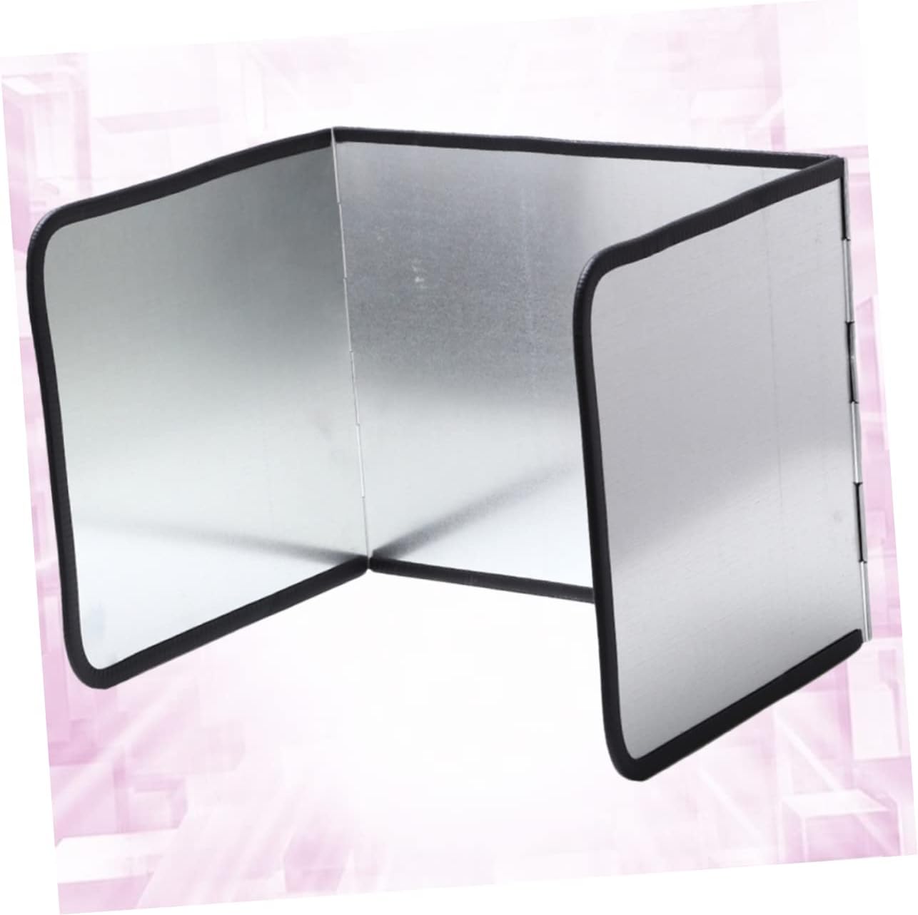 Aluminum Foil Oil Baffle Guard for Cooking High Temperature Resistant Splatter Screen Easy to Clean Folding Design Small for Kitchen Use Protects Surfaces from Grease and Oil