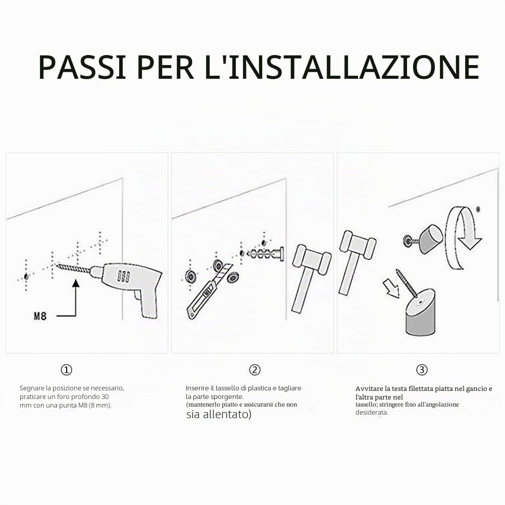 Parete Ganci Appendiabiti in Legno, Appendiabiti Bianchi per Appendere Cappotti, Giacche, Cappelli, Borse in Rovere massello per Bagno Spogliatoio Camera da Letto Cucina 3*6CM 5 Pezzi