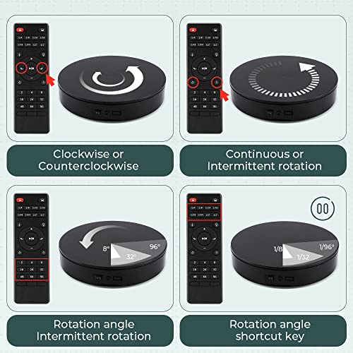 Flyrivergo Photography Turntable 13.7inch/110lb,