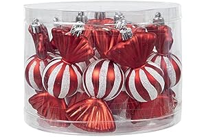 Multi-Color, Candy Canes, Peppermint, Christmas Ornaments