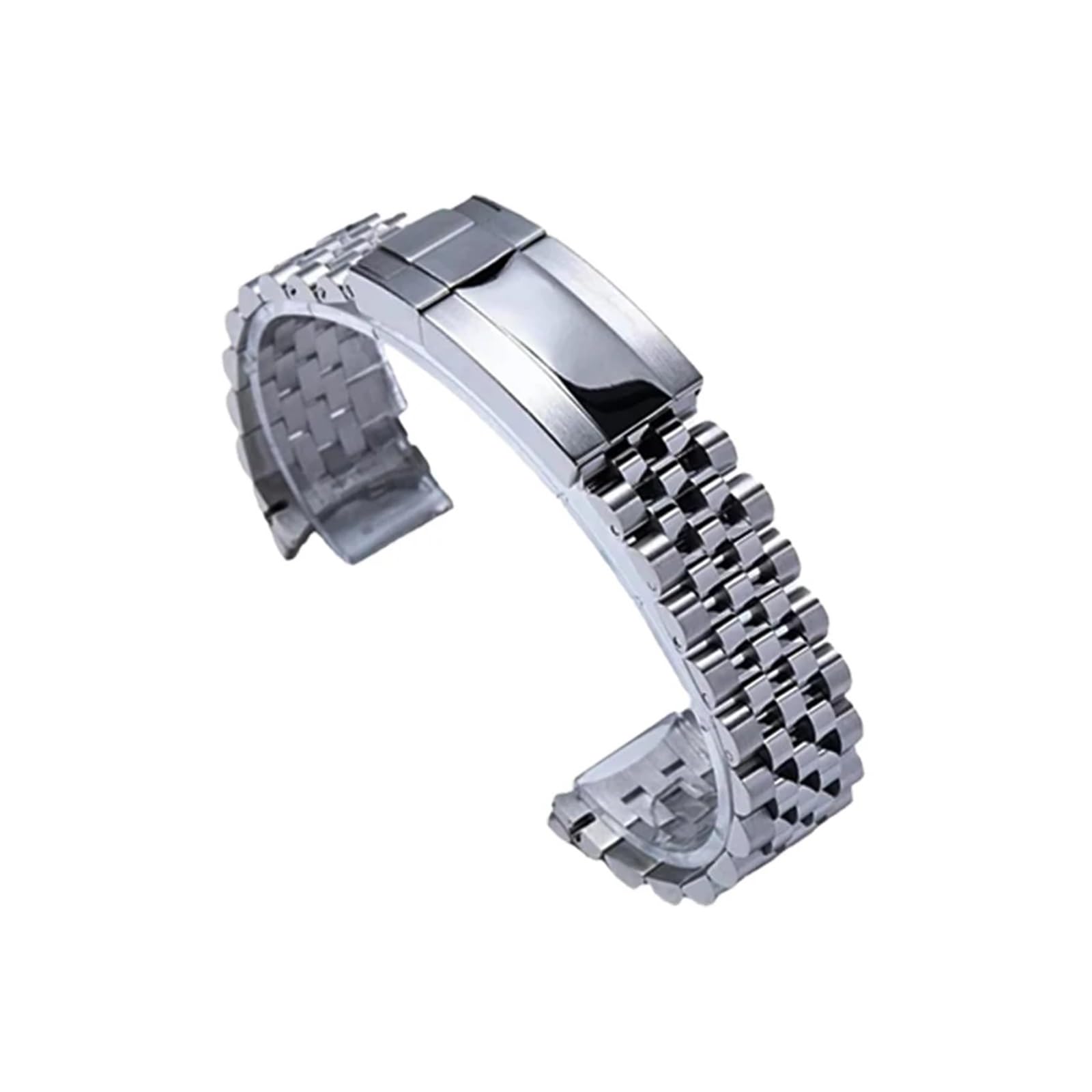 Cinturino impermeabile in acciaio inossidabile largo 20 mm, lunghezza regolabile, adatto for vari accessori for orologi fai da te