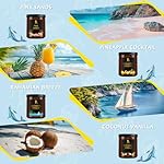 Christmas Scented Candles Set, 4 Pack Soy Candles for Home Scented, Holiday Christmas Gifts for Men Women, Scents of Pineapple Cocktail/Coconut Vanilla/Pink Sands/Bahamian Breeze - Image 2