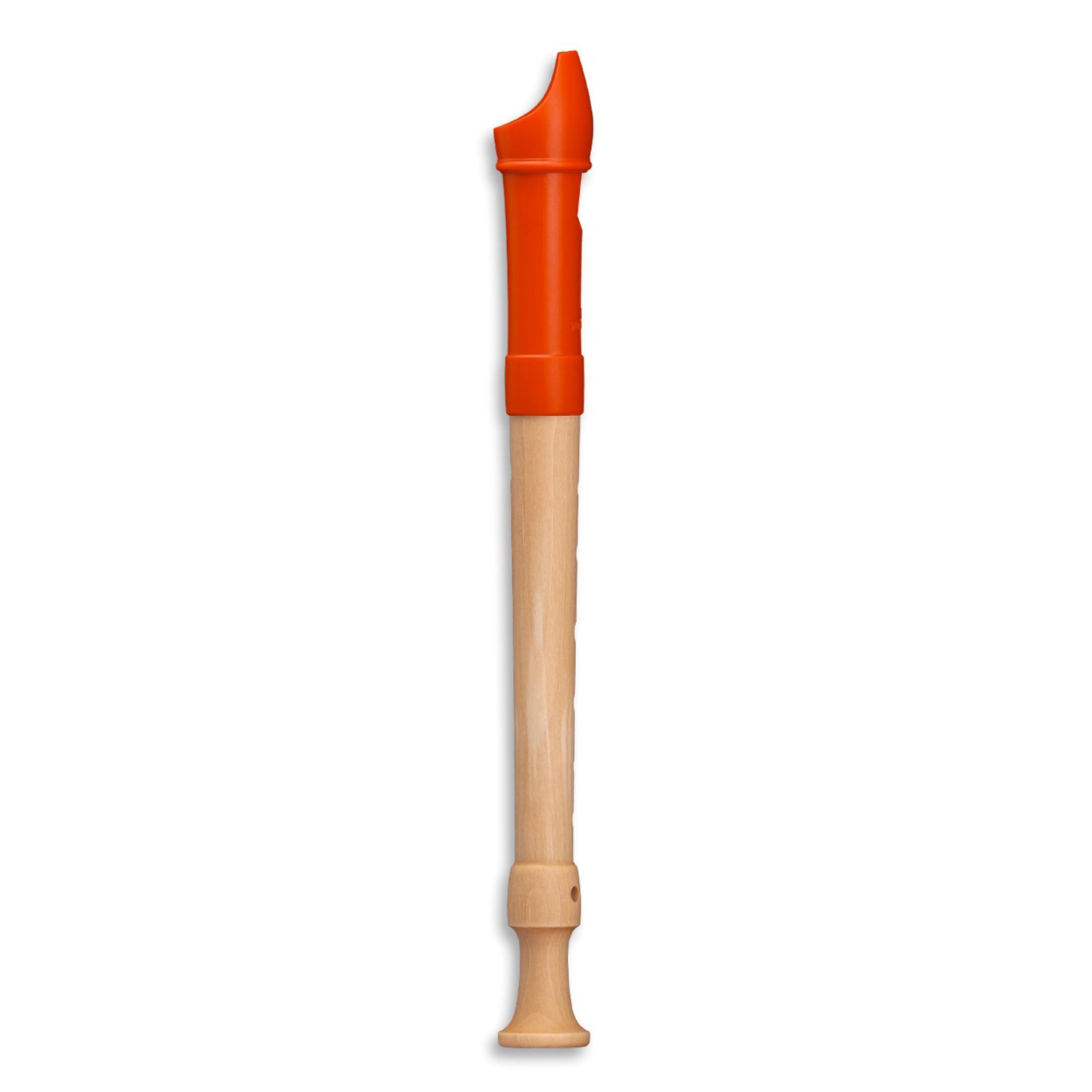 Mollenhauer 17314 Fipple Sopranblockflöte, Digi, orange, deutsch Einf. - Flauto dolce soprano (moderno)