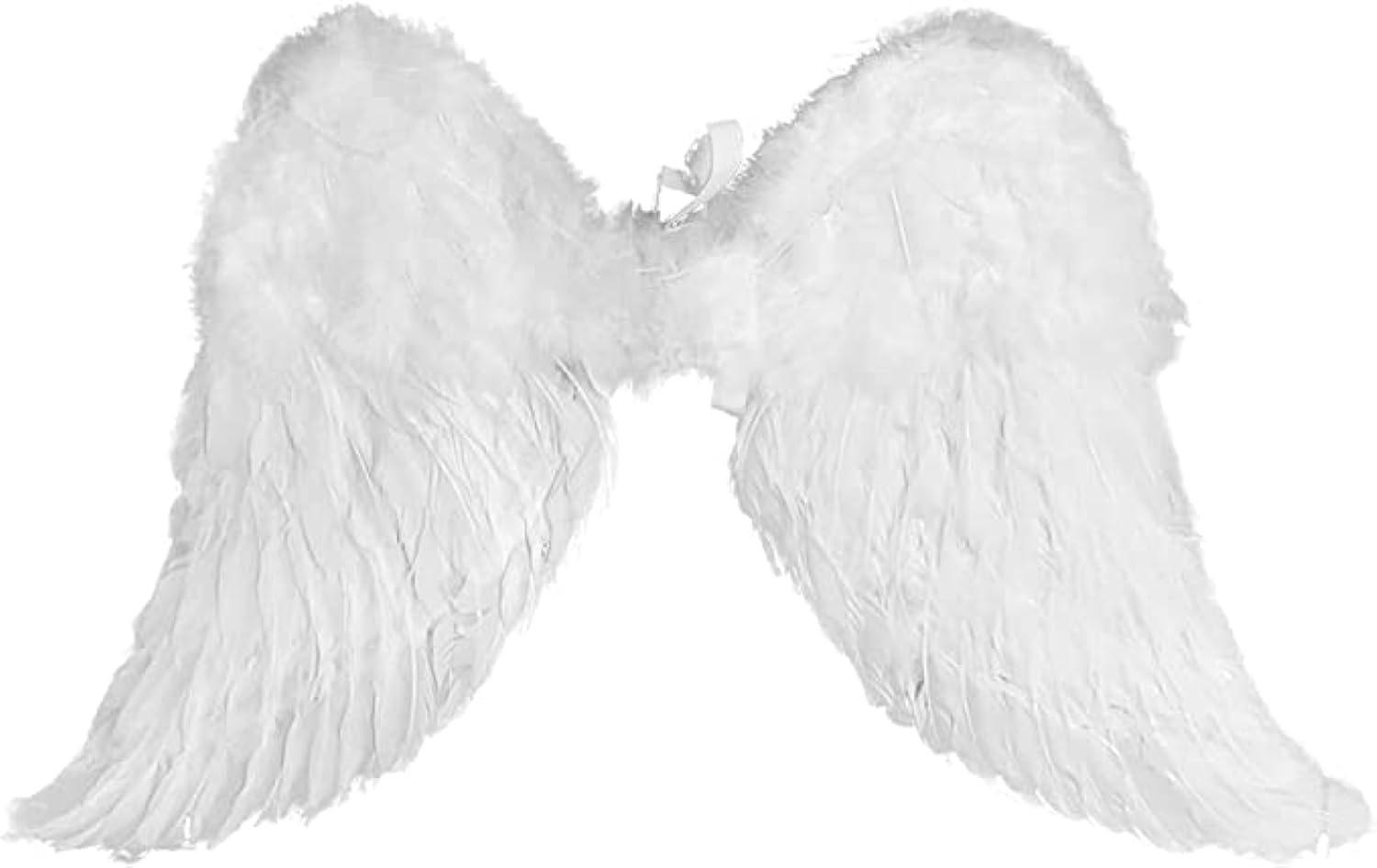 Halloween Angel Wings and Devil Wings Dress Up, Bird Party Costume Cospaly Wings Prop Carnival Festival Party Supplies (Medium, White)
