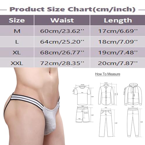 Generic Men's Underwear Boxer,Sexy Underwear Briefs Revealing Buttocks Lifting Double Valentines Day Underwear for Men3