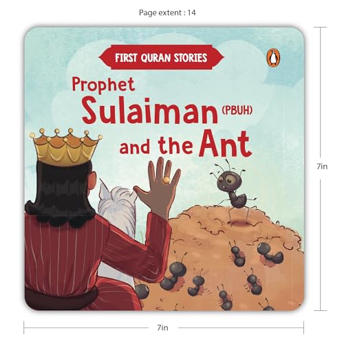 Image of First Quran Stories: Prophet Sulaiman (PBUH) and the Ant: An Illustrated Story Book for Kids About Prophet | Inspirational Islamic Story | Teaches About Kindness, Respect & Wisdom | Ages 5+ [Select Learning]