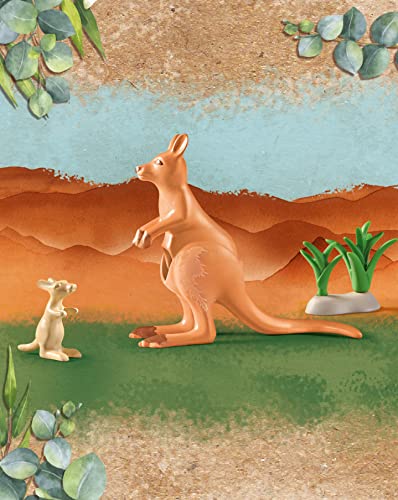 Playmobil Kangaroo with Joey, Gray - Image 2