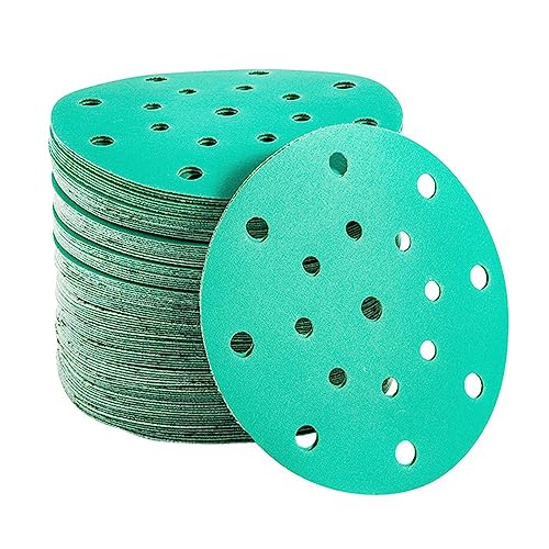 Disques abrasifs 150mm à 17 trous pour un ponçage sans poussière